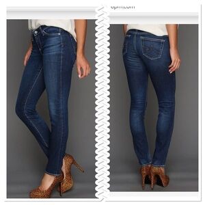 AG The Stilt Dark Wash Denim Jeans